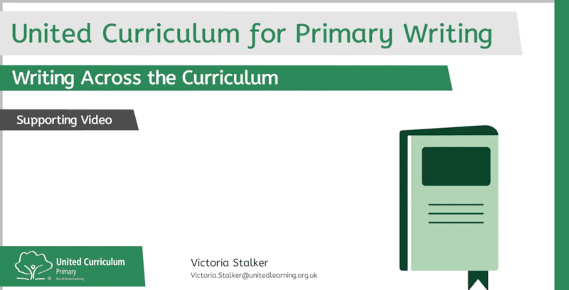 Writing in the Wider Curriculum